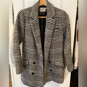 ASOS houndstooth blazer jacket size 0